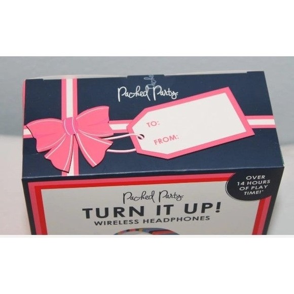 Packed Party Striped Bluetooth Wireless Headphones With Microphone New - Picture 2 of 6